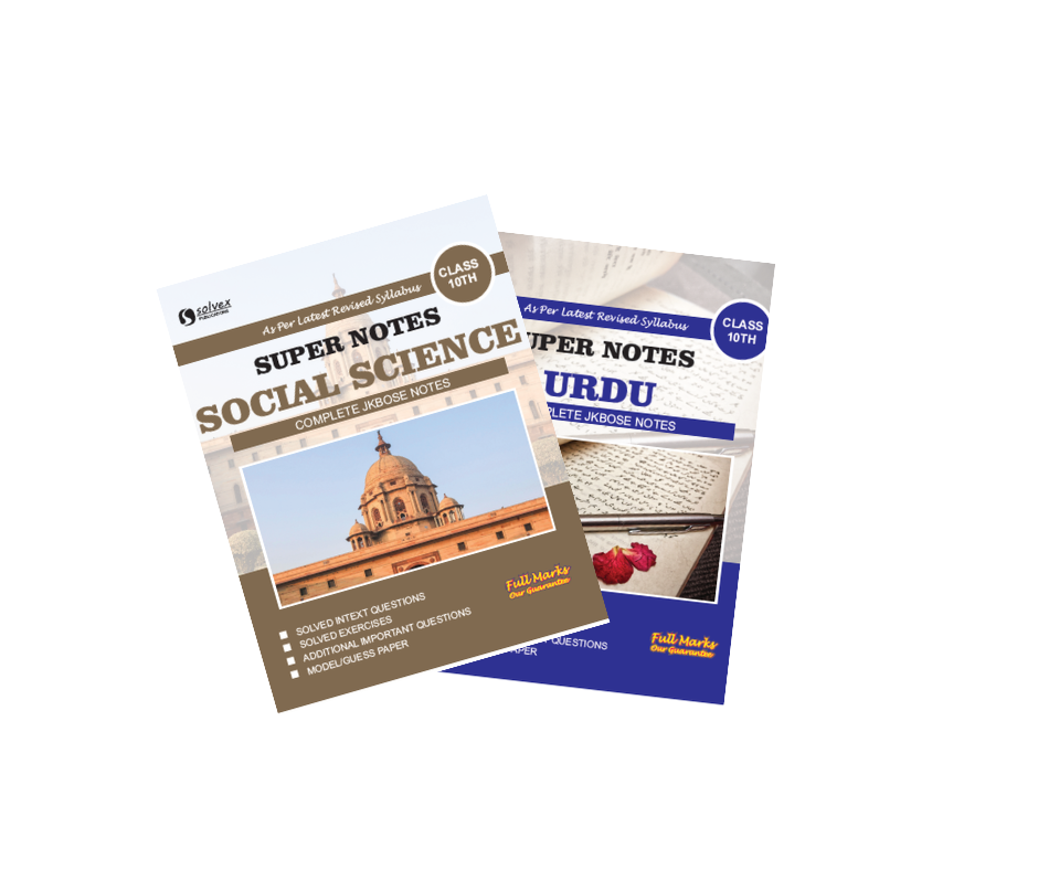 Solvex Super Notes 10th Social Science & Urdu